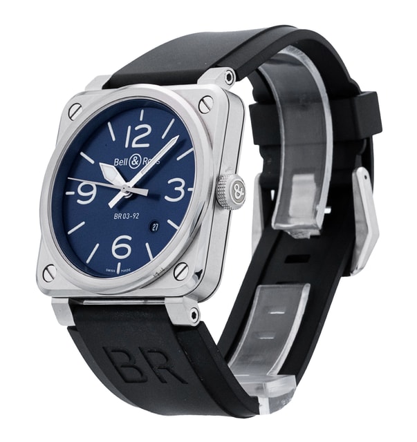 Bell and Ross BR03-92 BR0392-BLU-ST/SCA Image 2